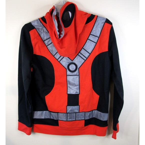 Marvel Deadpool Hoodie Cosplay Jacket Men's Small Halloween Costume - Picture 5 of 8